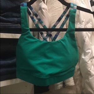 Lululemon Green Energy Sports Bra